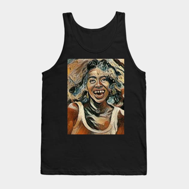 Happy Tank Top by Creativeg